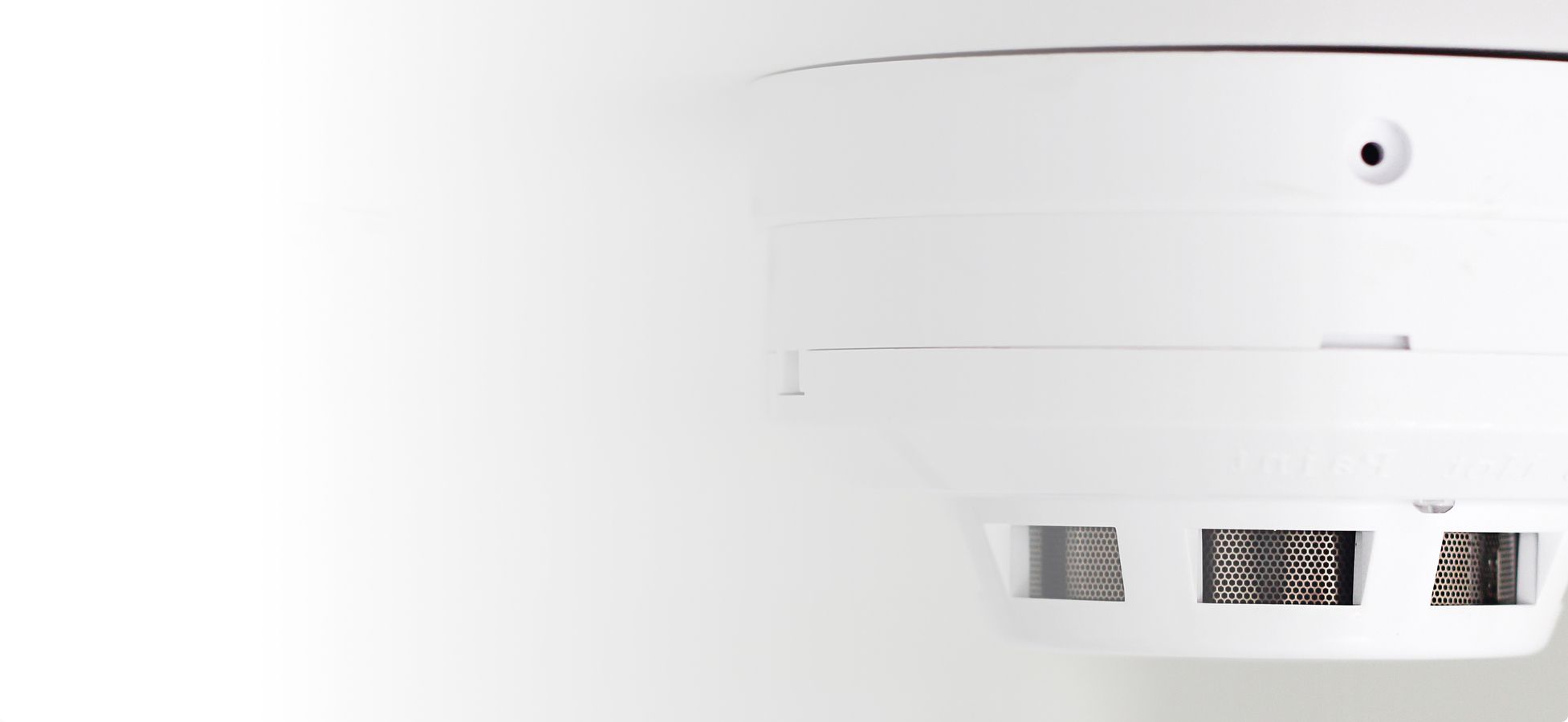 Rauchmelder in der Detailaufnahme